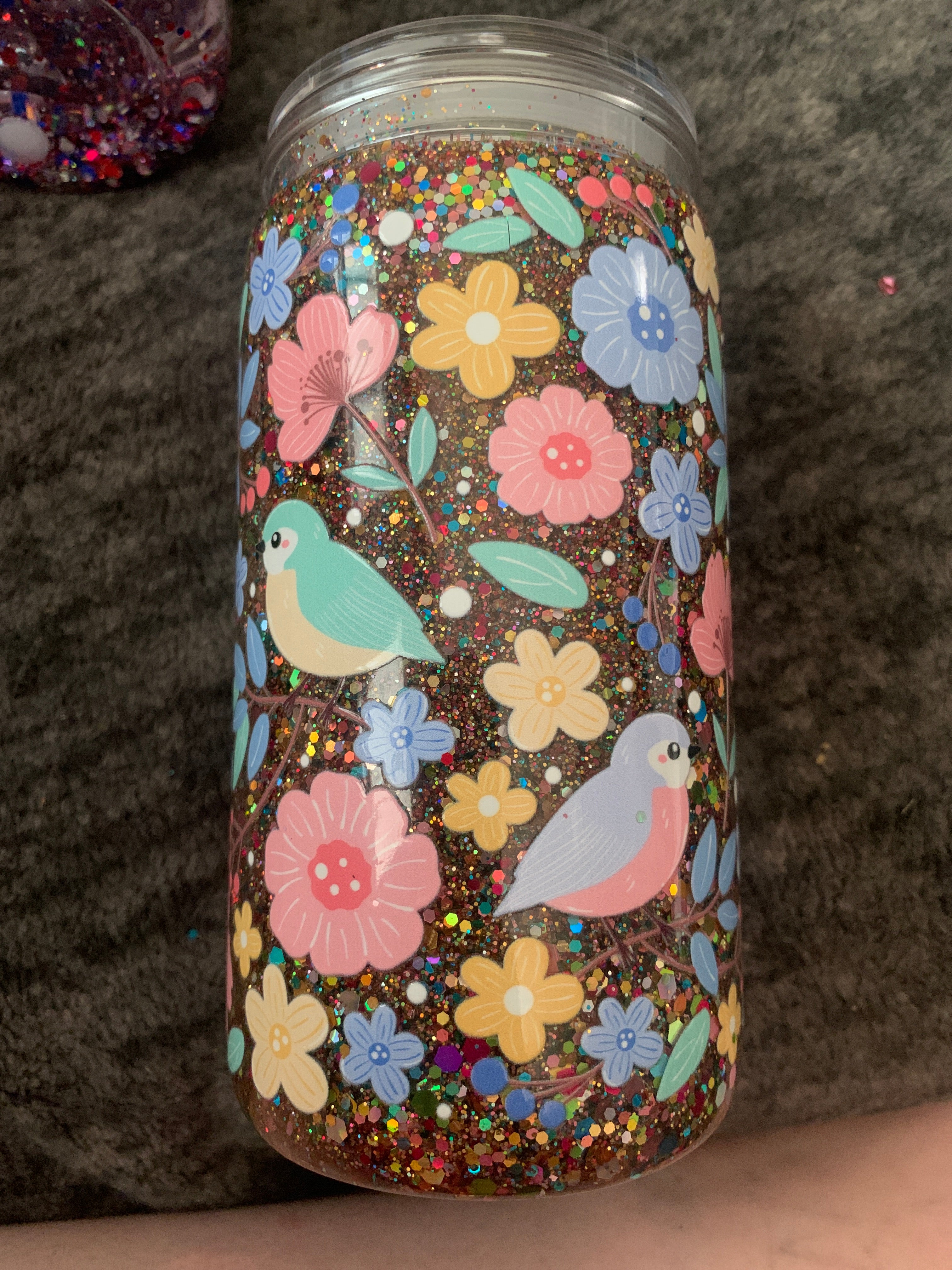 Bohemian Snowglobe Tumbler 16oz